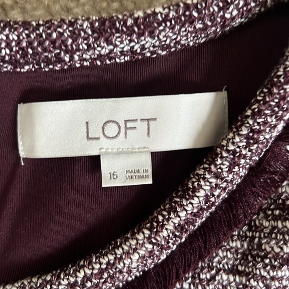 Loft Women’s Tweed Dress - Picture 3 of 3